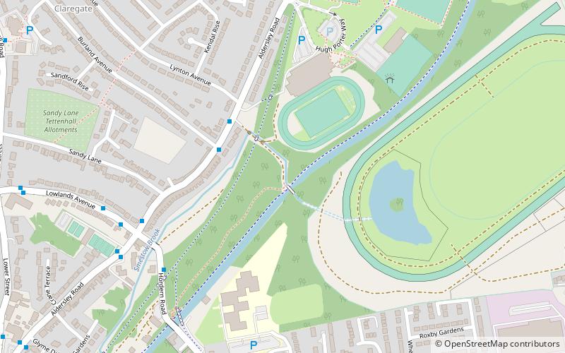 South Staffordshire Railway Walk location map