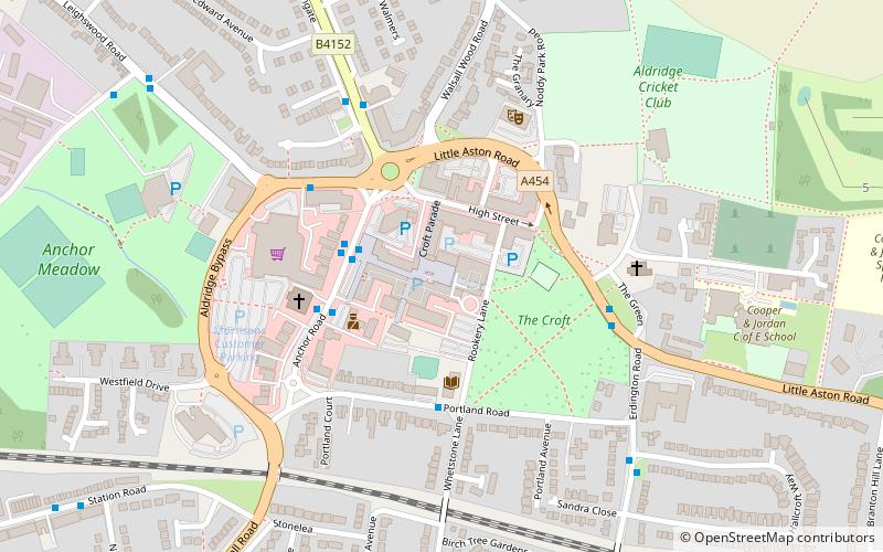 Aldridge Shopping Centre location map