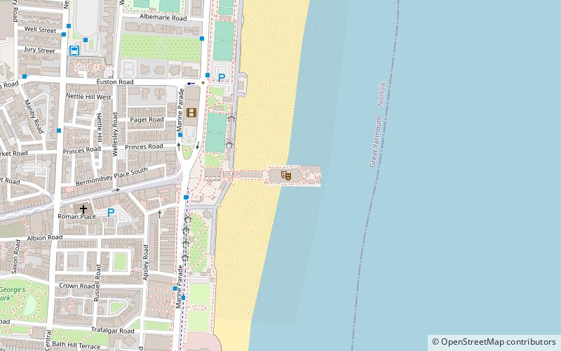 Britannia Pier location map