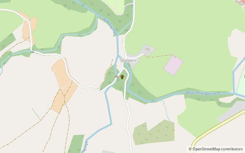 domen fawr location map