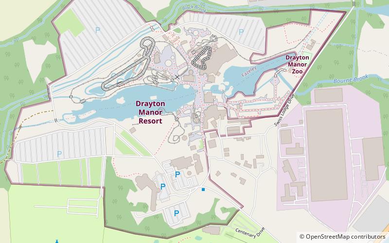 accelerator roller coaster tamworth location map