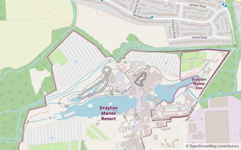 G Force Roller Coaster location map
