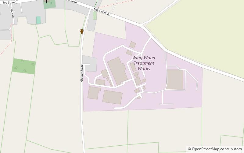 Wing Water Treatment Works location map