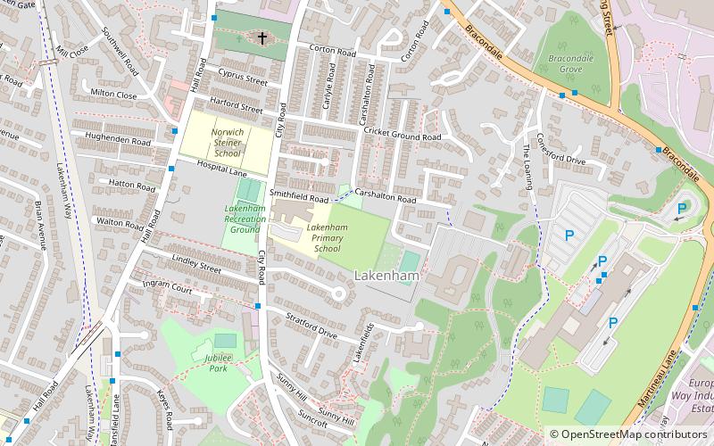 County Ground location map