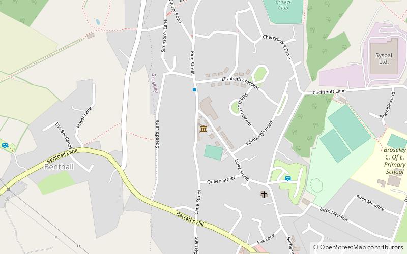Broseley Pipeworks location map