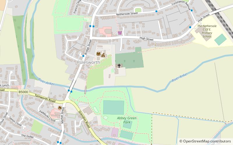 Polesworth Vicarage location map