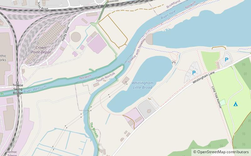 Norwich Rowing Club location map