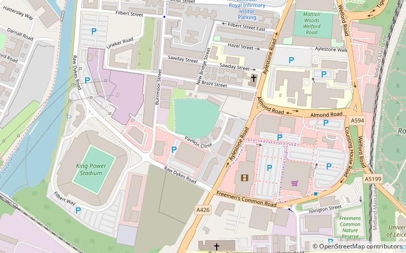 Aylestone Road location map