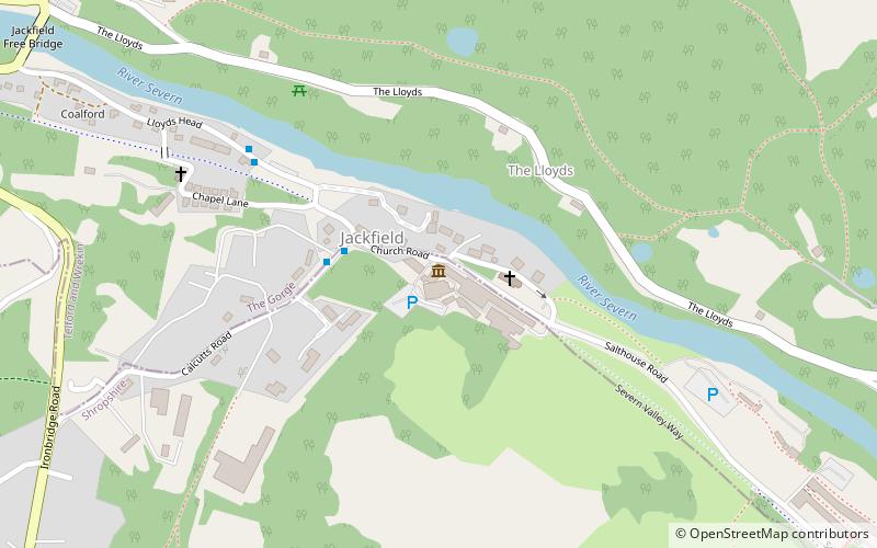 Jackfield Tile Museum location map