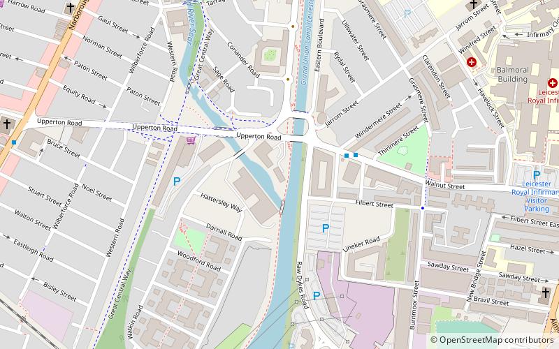 leicester rowing club location map