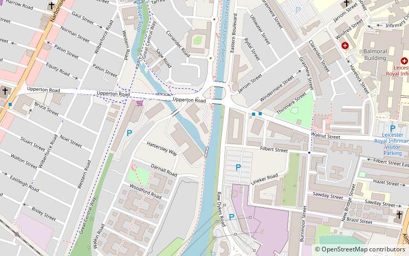 Leicester Rowing Club location map