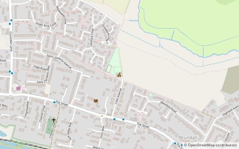 Brundall Memorial Hall location map