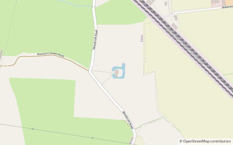 Woodcroft Castle location map