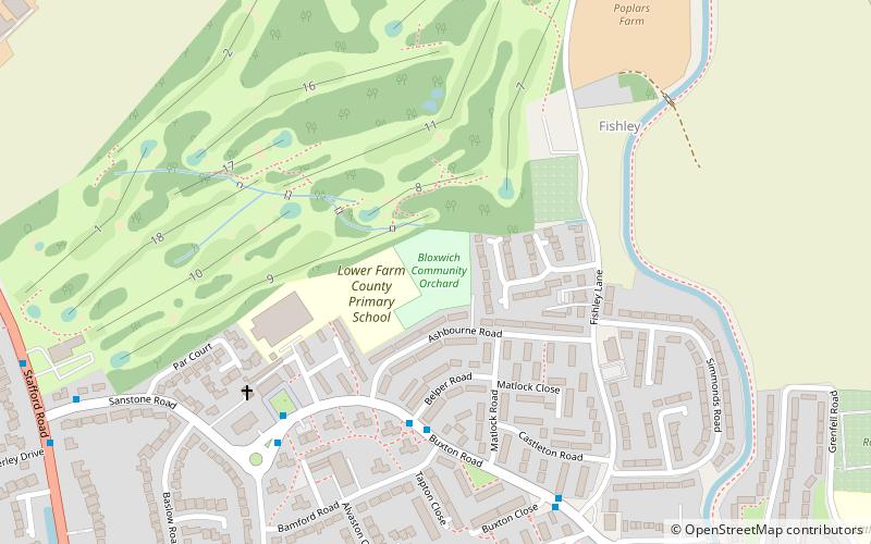 little bloxwich walsall location map