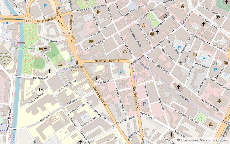 Sue Townsend Theatre location map