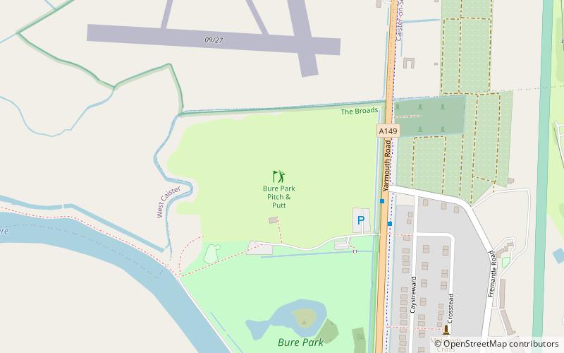 Bure Park Pitch & Putt location map