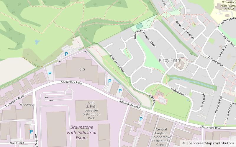 Kirby Frith Nature Reserve location map