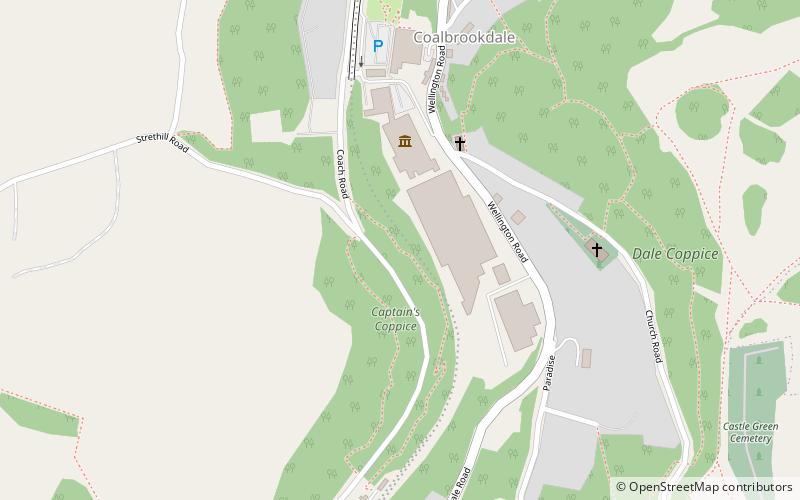Coalbrookdale Institute location map
