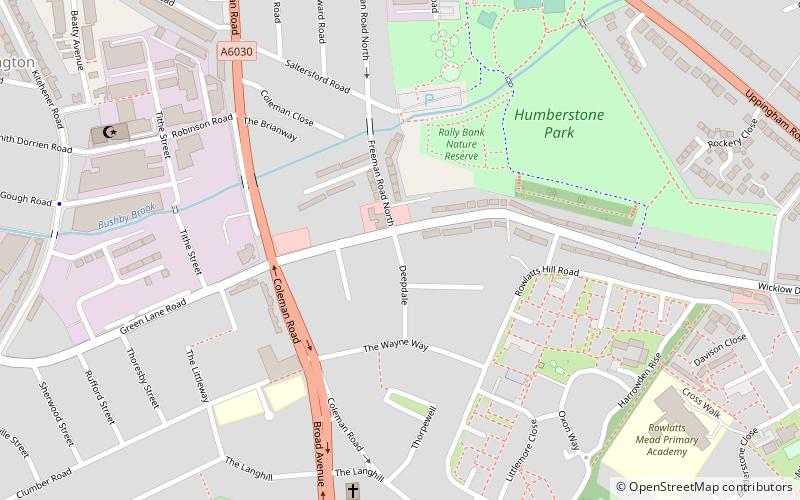 Humberstone Park LNR location map