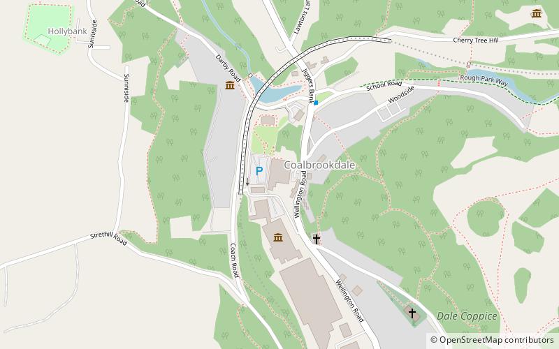 Coalbrookdale Museum of Iron location map