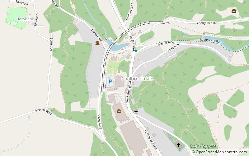 Coalbrookdale location map