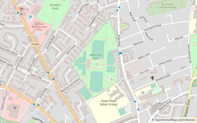 Waterloo Park location map