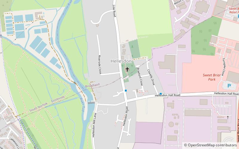Friends of St Mary's Church Hellesdon location map
