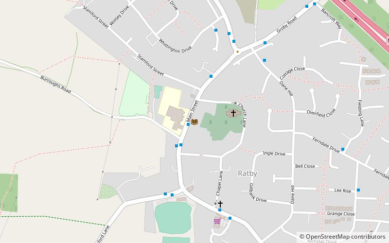 Ratby Community Library location map