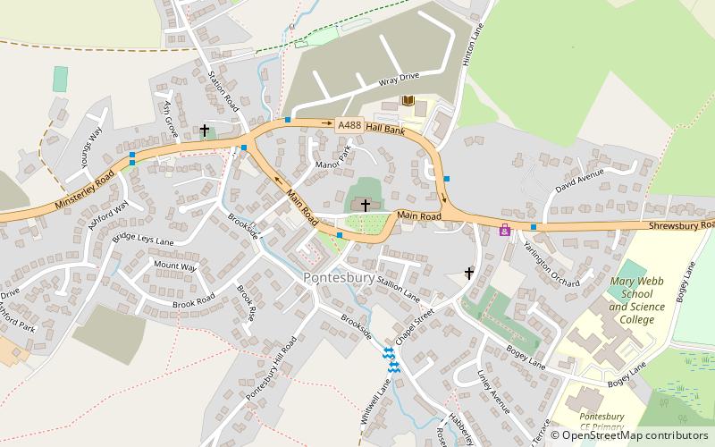 Pontesbury location map