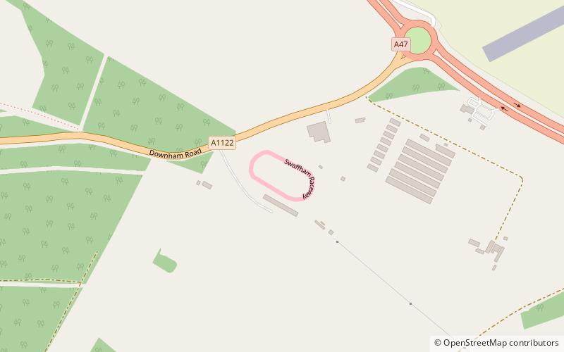 Swaffham Raceway location map