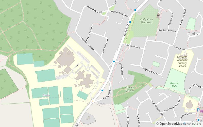 Groby location map