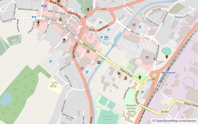 Powysland Museum location map
