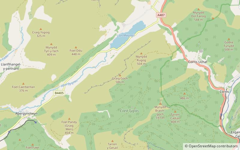 Graig Goch location map