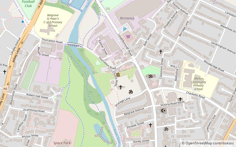 Belgrave Hall location map
