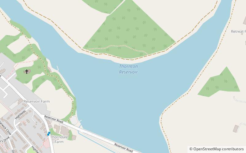 Thornton Reservoir location map