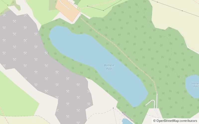 Bomere Pool location map