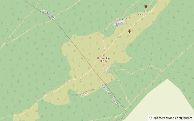 Wrekin Terrane location map