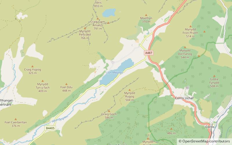 Tal-y-llyn Lake location map