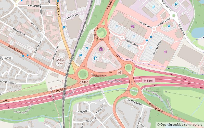churchbridge junction cannock location map