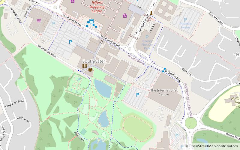 Telford Ice Rink location map