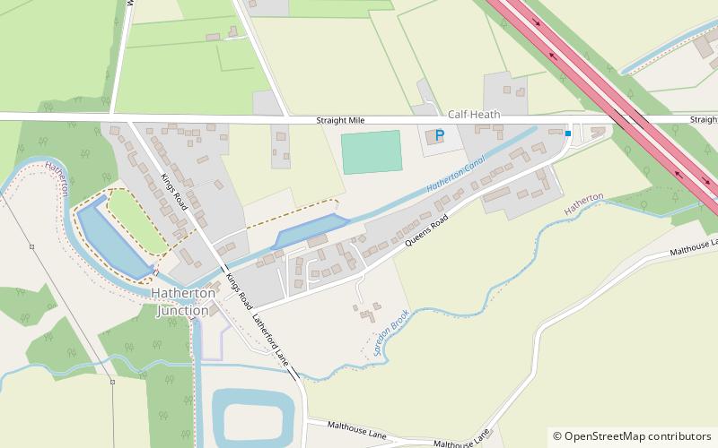 Hatherton Canal location map