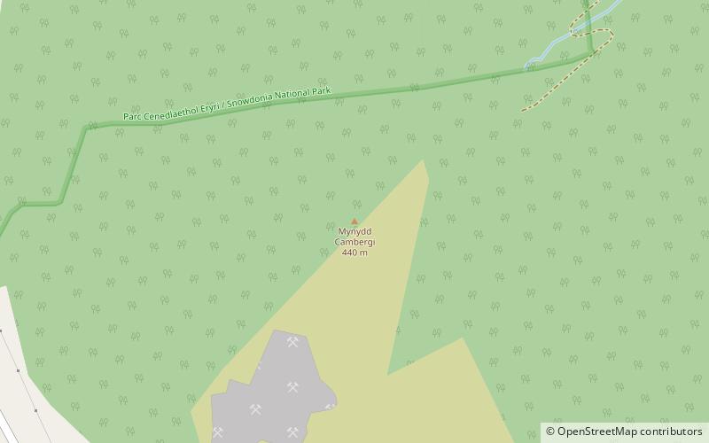 Mynydd Cambergi location map