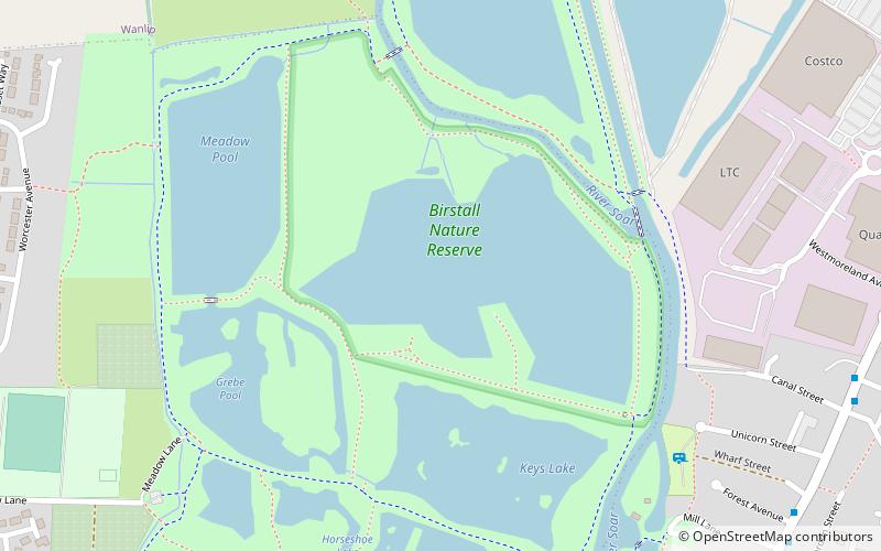 Birstall Meadows location map