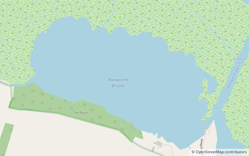 Ranworth Broad location map