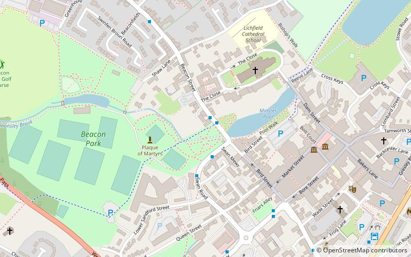 Erasmus Darwin House location map