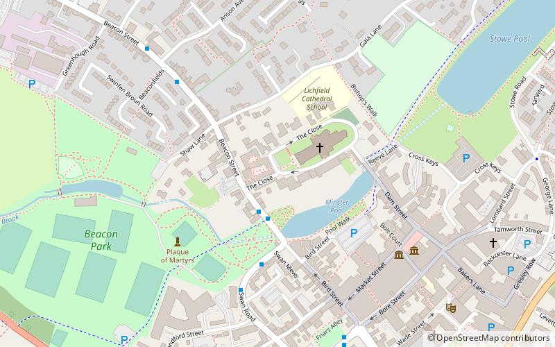 Cathedral Close location map