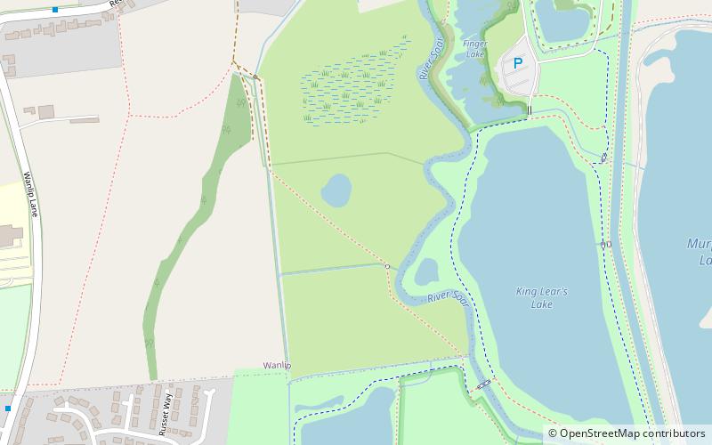 Wanlip Meadows location map