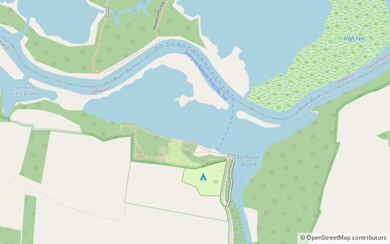 Salhouse Broad location map