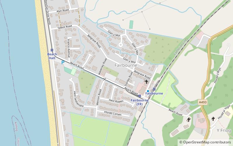 Fairbourne location map