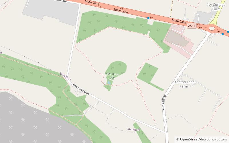 Billa Barra Hill location map